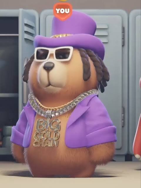 pantherkook's tweet photo. Hmm... 🤔 looks like Jungkooks favorite party animals character https://t.co/3FfREkLoMN
