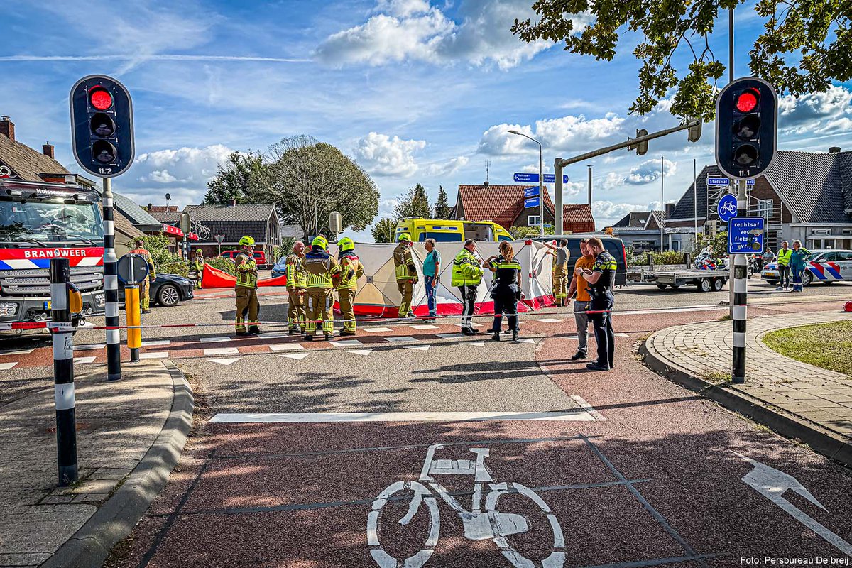 Fietser overleden bij ongeval met vrachtwagen in Huissen
