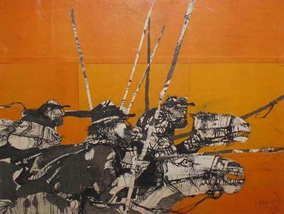 joandemena's tweet photo. Murió Carlos Alonso. Para mi gusto, el más grande de los pintores argentinos. (Como dibujante directamente no se puede comparar).
Justo la semana pasada visité el Museo en Villegas que reúne todas las ilustraciones que hizo para "La Guerra al malón". Vale la pena el viaje. https://t.co/BsxN2ir7lO