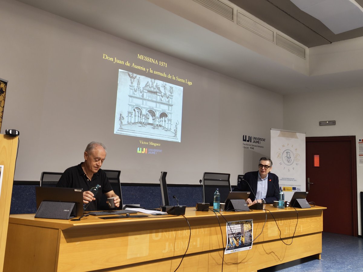 iha_uji's tweet photo. Hemos tenido una enriquecedora mañana con los ponentes Víctor Mínguez, Miguel Ángel Zalama, Álvaro Pascual Chenel y Alain Bègue. 

Esperamos que hayáis disfrutado mucho de sus intervenciones 👏👏👏 https://t.co/ekkN3OvHJA