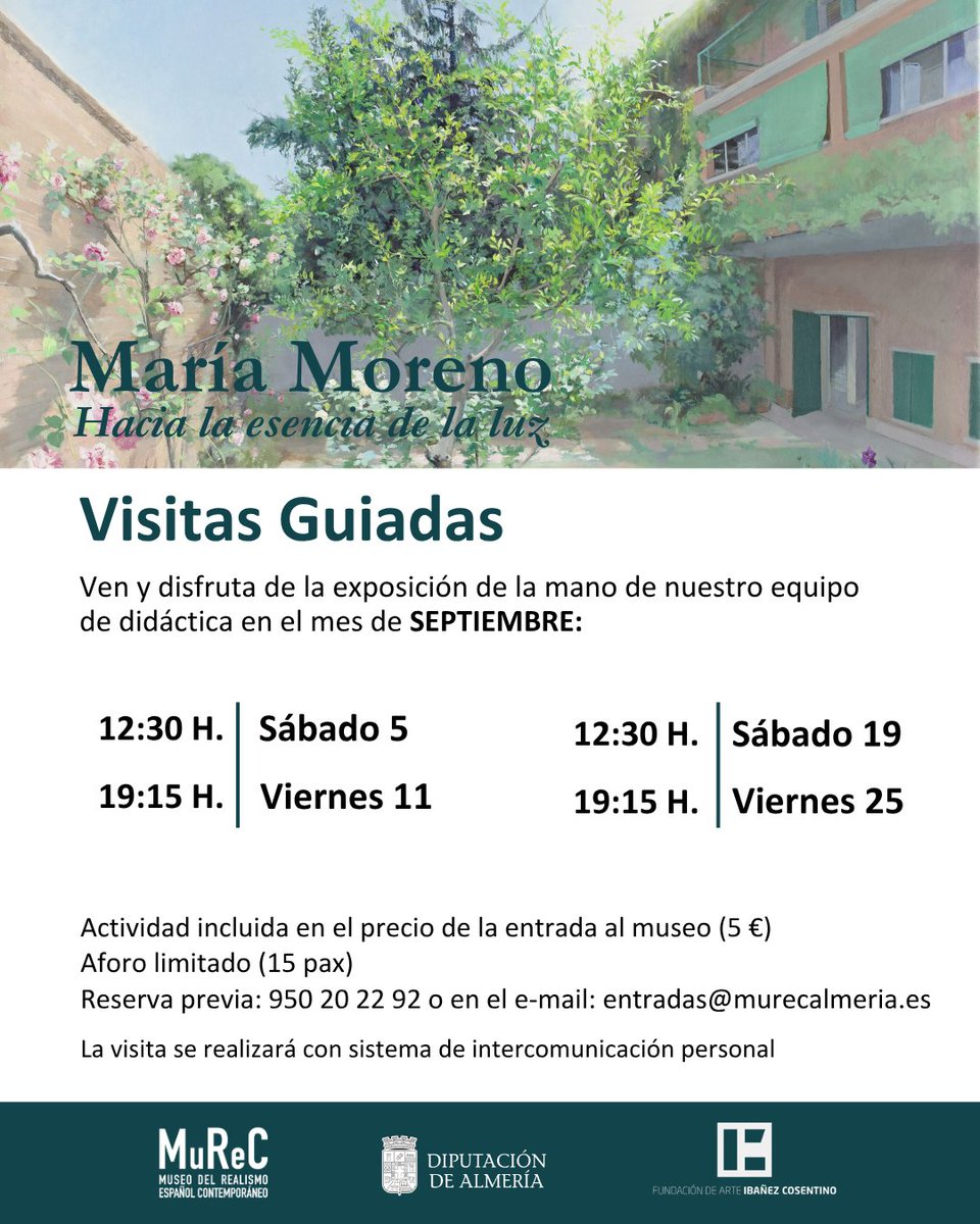 MuseoMurec's tweet photo. 🧵 Esta semana, el #MUREC te invita a descubrir la colección permanente y nuestras dos expos temporales. 🎨 El jueves, cuentacuentos con música e itinerario sobre los Realistas de Madrid. El viernes, encuentro con Cristina Megía y visita a la exposición de María Moreno. https://t.co/n9WGO3sIFw