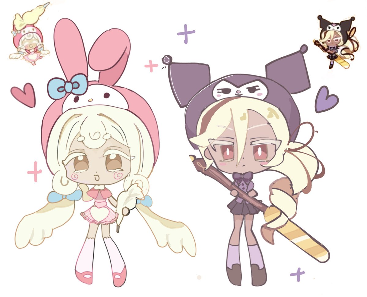 Hay0_1's tweet photo. 🎀귀여워서 빨리 낋여옴😈
#Cookierun #Sanrio https://t.co/FIZQwQTeqi