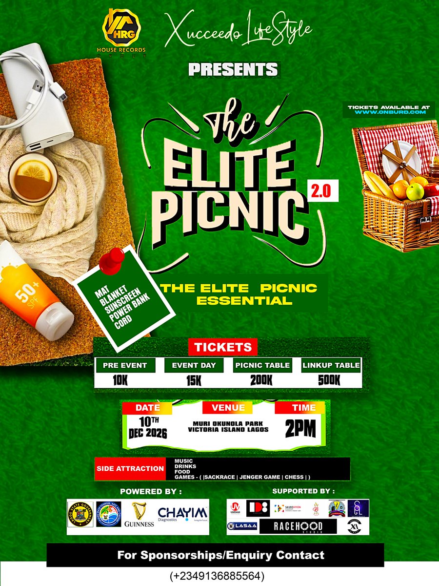 XucceedoAlbert's tweet photo. You know the vibez wen #HotBoi dey pon your stage ya all go get your tickets for the biggest picnic in Lagos Nigeria #TheElitePicnic2.0 #R U Dooorrrtttyyy https://t.co/l7C3c2No90