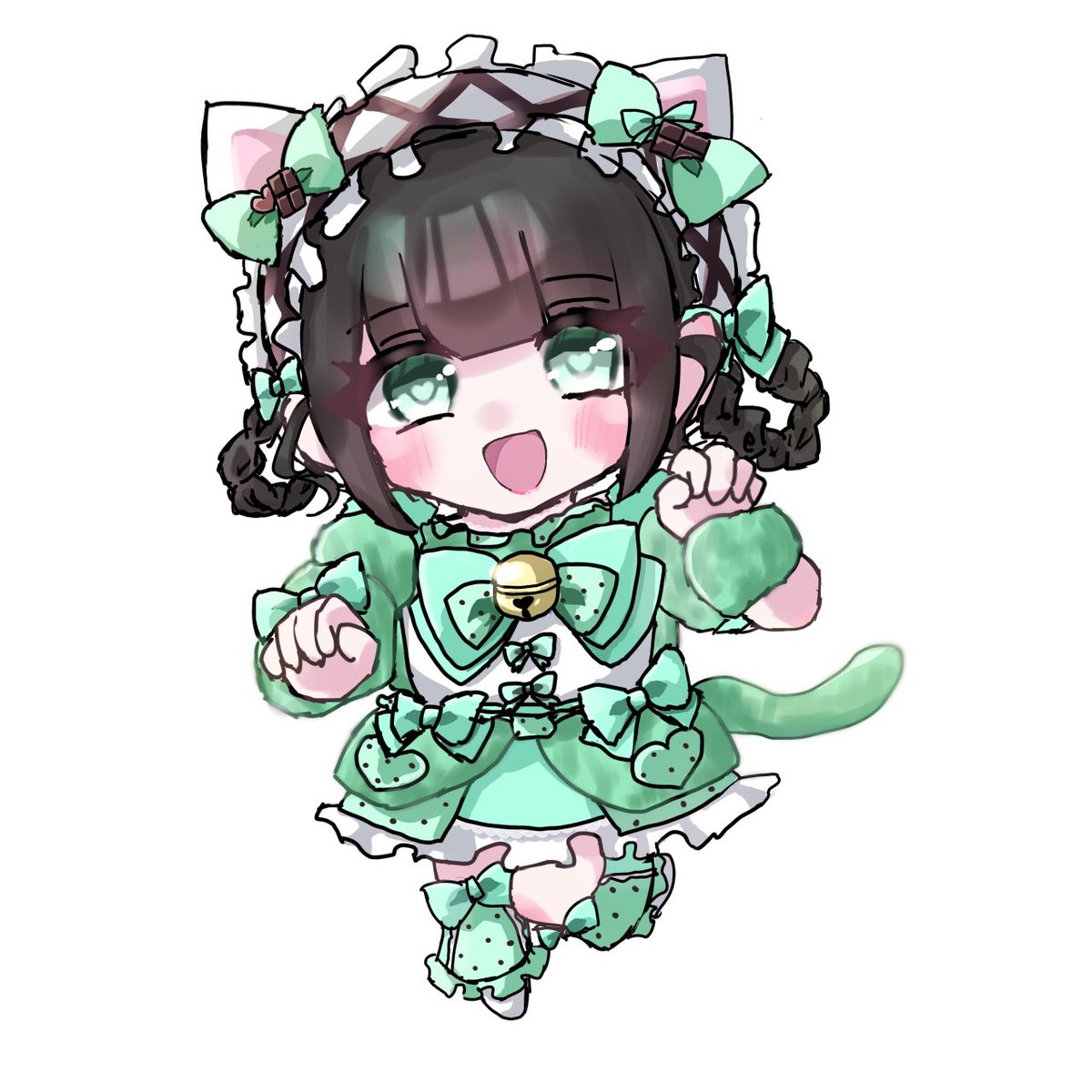 nyaa2_mena's tweet photo. ポンデリングは今日りずちゃんがしてたこの髪型です> ·̫ <⸝⸝ https://t.co/Jj4mxjSLGl