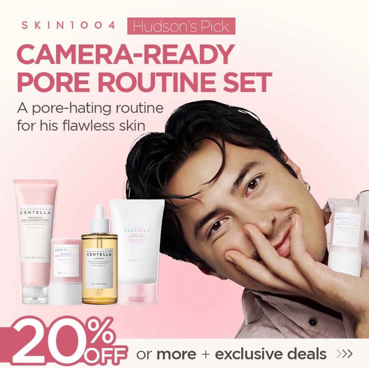 hudsonwupdates's tweet photo. New photos of Hudson Williams for SKIN1004 used in new social media adverts! https://t.co/wvmmKLdyc5