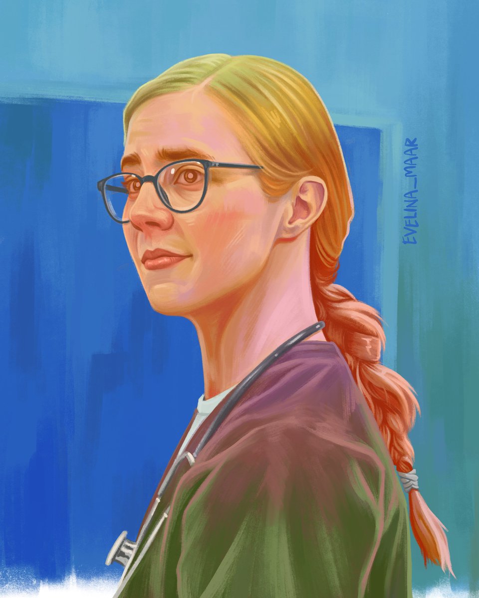 evelina_maar's tweet photo. anyway has anyone seen the pitt, I hear it's pretty good #thepitt #mel #fanart https://t.co/eLrt44zRjn