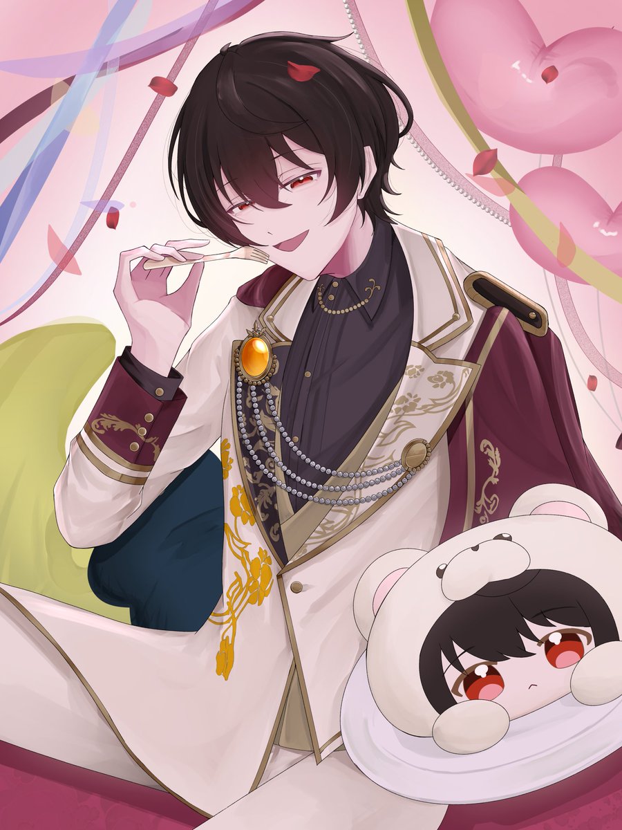 rityunya's tweet photo. 𝐇𝐚𝐩𝐩𝐲 𝐁𝐢𝐫𝐭𝐡𝐝𝐚𝐲.⋆𝜗𝜚.*

完成ギリギリすぎて間に合わないと思ったー꒰˘•̥⧿•̥˘꒱

#朔間凛月誕生祭2026
#朔間凛月生誕祭2026 https://t.co/zaRxtgWN38