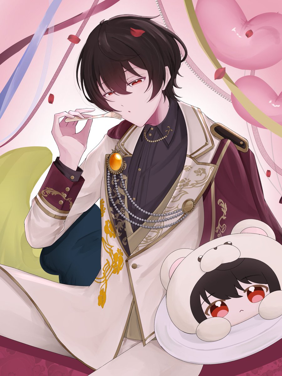 rityunya's tweet photo. 𝐇𝐚𝐩𝐩𝐲 𝐁𝐢𝐫𝐭𝐡𝐝𝐚𝐲.⋆𝜗𝜚.*

完成ギリギリすぎて間に合わないと思ったー꒰˘•̥⧿•̥˘꒱

#朔間凛月誕生祭2026
#朔間凛月生誕祭2026 https://t.co/zaRxtgWN38