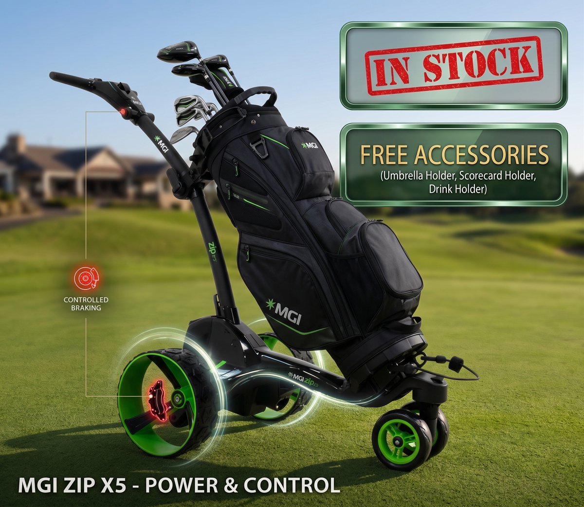 motogolfcom's tweet photo. If you play on a hilly course and is looking for a non remote electric caddy, the MGI Zip X5 is one of our best sellers. The downhill control and parking brake makes this a must consider for hilly courses. #mgigolf #electricgolfcaddy #golfgear #walkthecourse #golf https://t.co/lts6sT8VIw