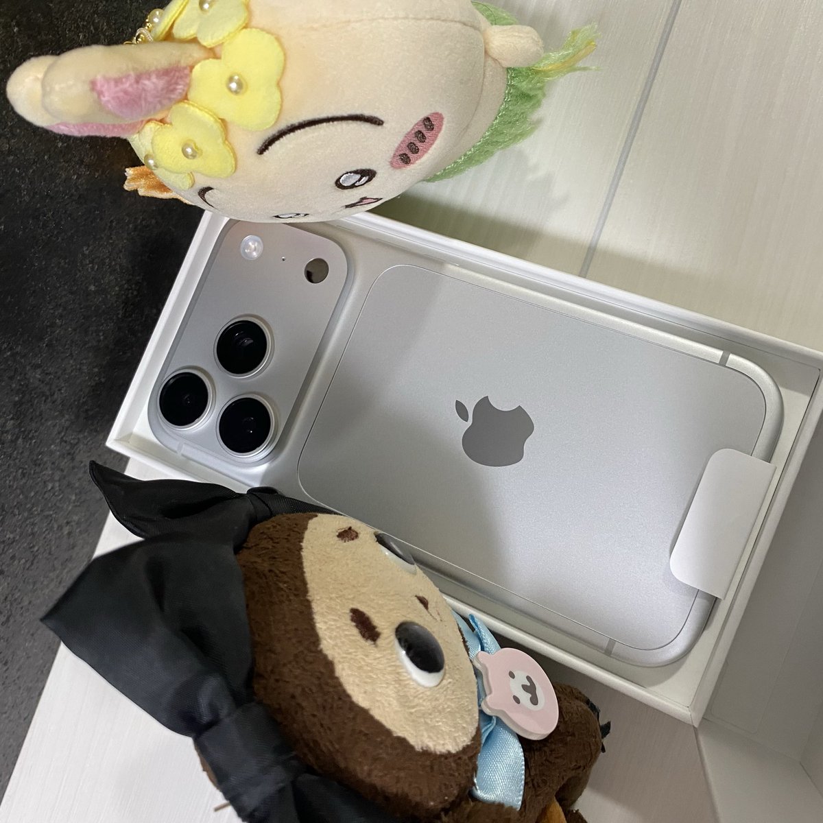 CheburaToGena's tweet photo. あいぽん受け取った✌️
思いの外早くて準備できてないからまだ箱入りあいぽん🫣
ステッカー入れるスペース小さくなっちゃったけどお金もうないよッアピールはできそう☺️ https://t.co/6xeHjLp8ES