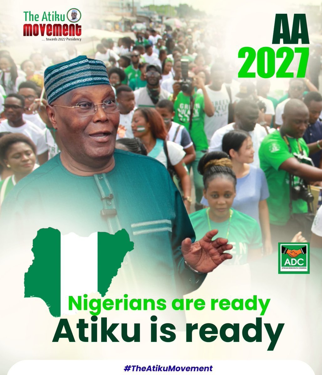 IbrahimMTukur7's tweet photo. RESTORE FUEL SUBSIDY..!! With ATIKU 2027.

VOTE ADC 2027 ✅🇳🇬 https://t.co/PenjTvqpb5