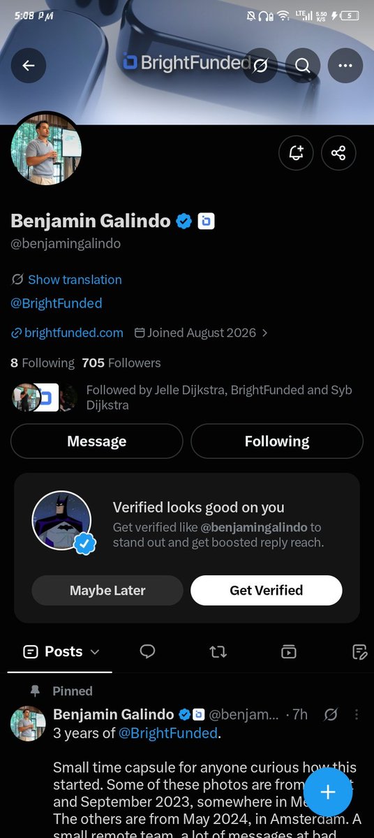 trevor_alc's tweet photo. @BrightFunded @jelle_dijkstra @SybDijkstra @benjamingalindo Congratulations to 3 years❤️🎉 @Alex746830724 @Alchemist_mnsr 

All tasks done ✅❤️ https://t.co/QHU5qUSud5
