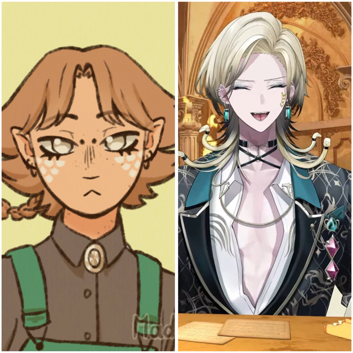 sageytheyandere's tweet photo. Thinking abt a polycule with my #Soilmates ship and #Yumerel ship.. yesyesyes
Picrew links below!
#SolanFernwick #AurelOphidia #Fernship #Shiphidia https://t.co/Q6gBEDdYX3