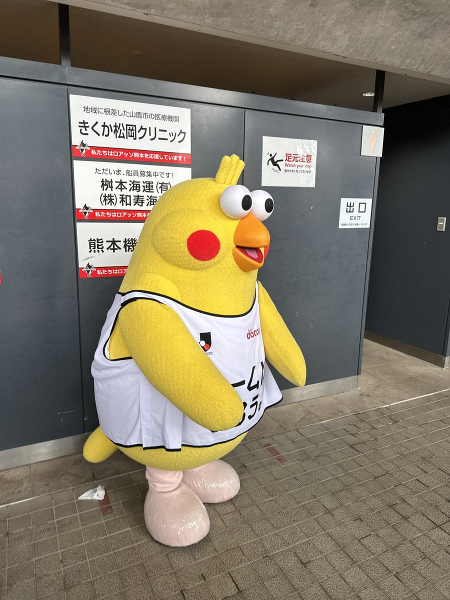 sirochusuki's tweet photo. スタジアムにマスコットがいると華やかですね☺️
スタジアムにマスコットがいると嬉しいですね🥰
スタジアムに…
#ポインコ兄弟
#ポインコ兄
#NTTドコモ
#くまモン
#ロアッソ熊本 https://t.co/4Ro8KhBc6u