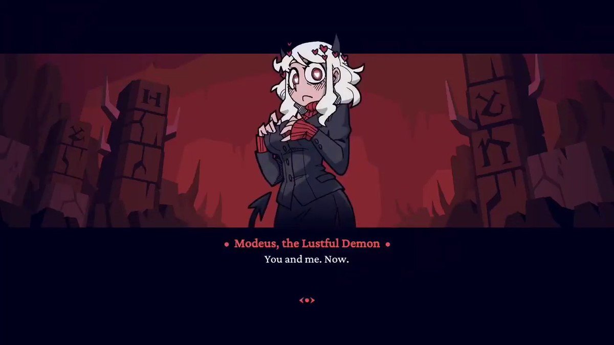 Ren115800's tweet photo. @yuj87587 Reminds me of Helltaker. https://t.co/jr3HrPVjvm