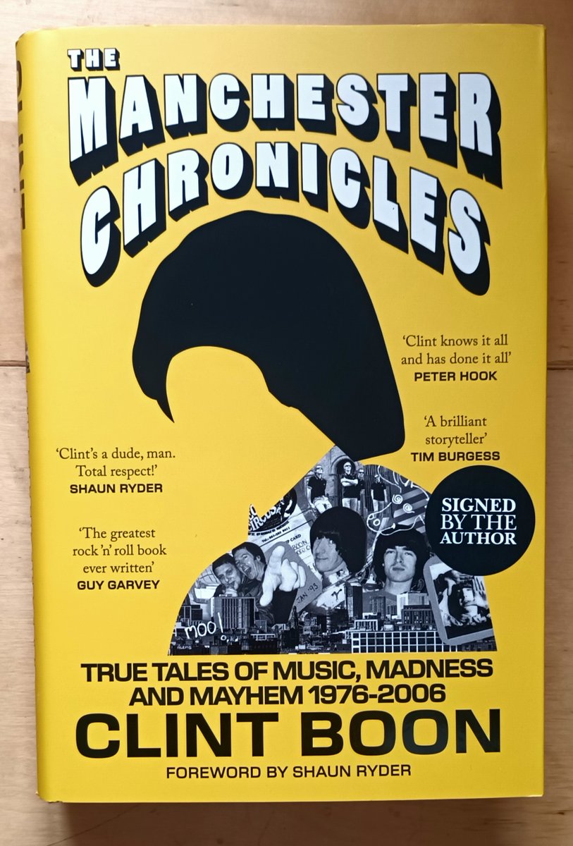 Biggreenbooks's tweet photo. SIGNED BOOKS!

This beauty arrived last week. 

SIGNED "The Manchester Chronicles : True Tales of Music, Madness and Mayhem 1976 - 2006" by Inspiral Carpets legend Clint Boon @therealboon 

Order HERE!

https://t.co/iwQ3K7j1EJ https://t.co/7bWEgp8L51