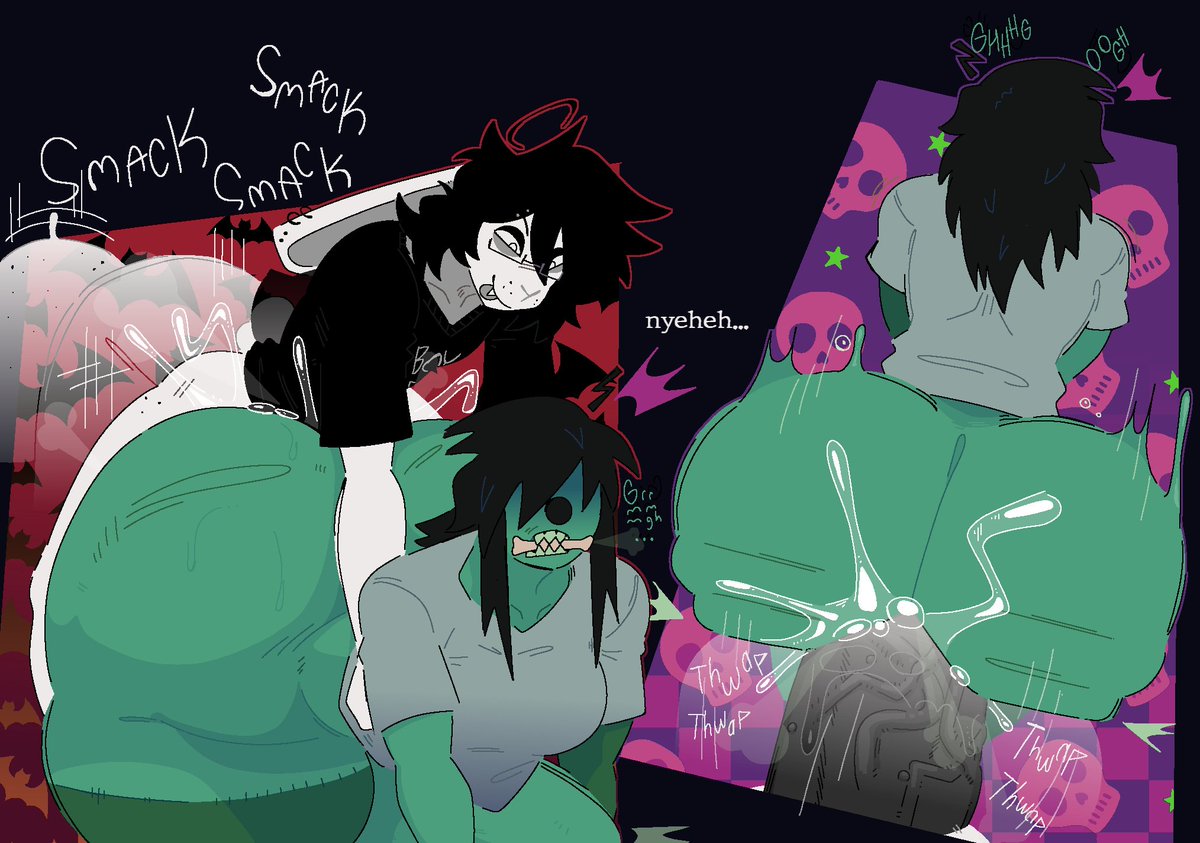 ephemeralscooge's tweet photo. indulgent undead crossover i didnt wanna wait till october for (ft. @Ghostfuckrr's vamp oc and formatting style kind of [and a bucket of chicken]) woo
ignore the inconsistent zomb limb colors i lost track when mirroring https://t.co/Hryf924b1x