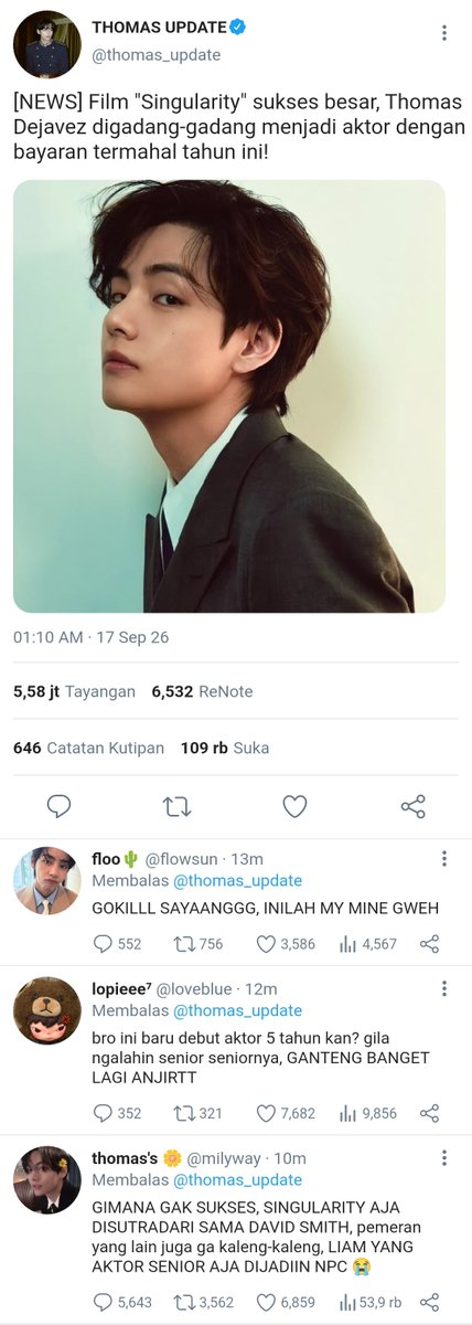 waifukth's tweet photo. 一 Taekook AU 

Thomas mau ambil film nya, tapi syaratnya Nara harus jadi pacarnya. https://t.co/sPfVbCBmR2