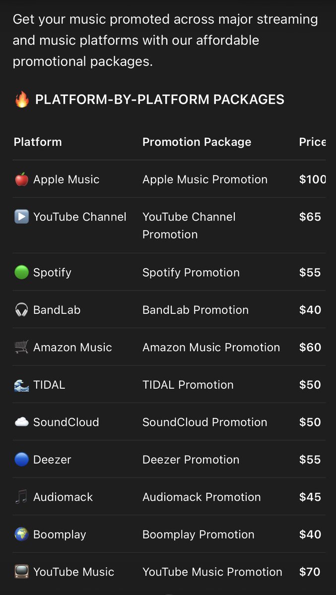 OVERRATEDMUSIC4's tweet photo. Available for paid promotion 
Send your music links now https://t.co/1u8wymFi4s