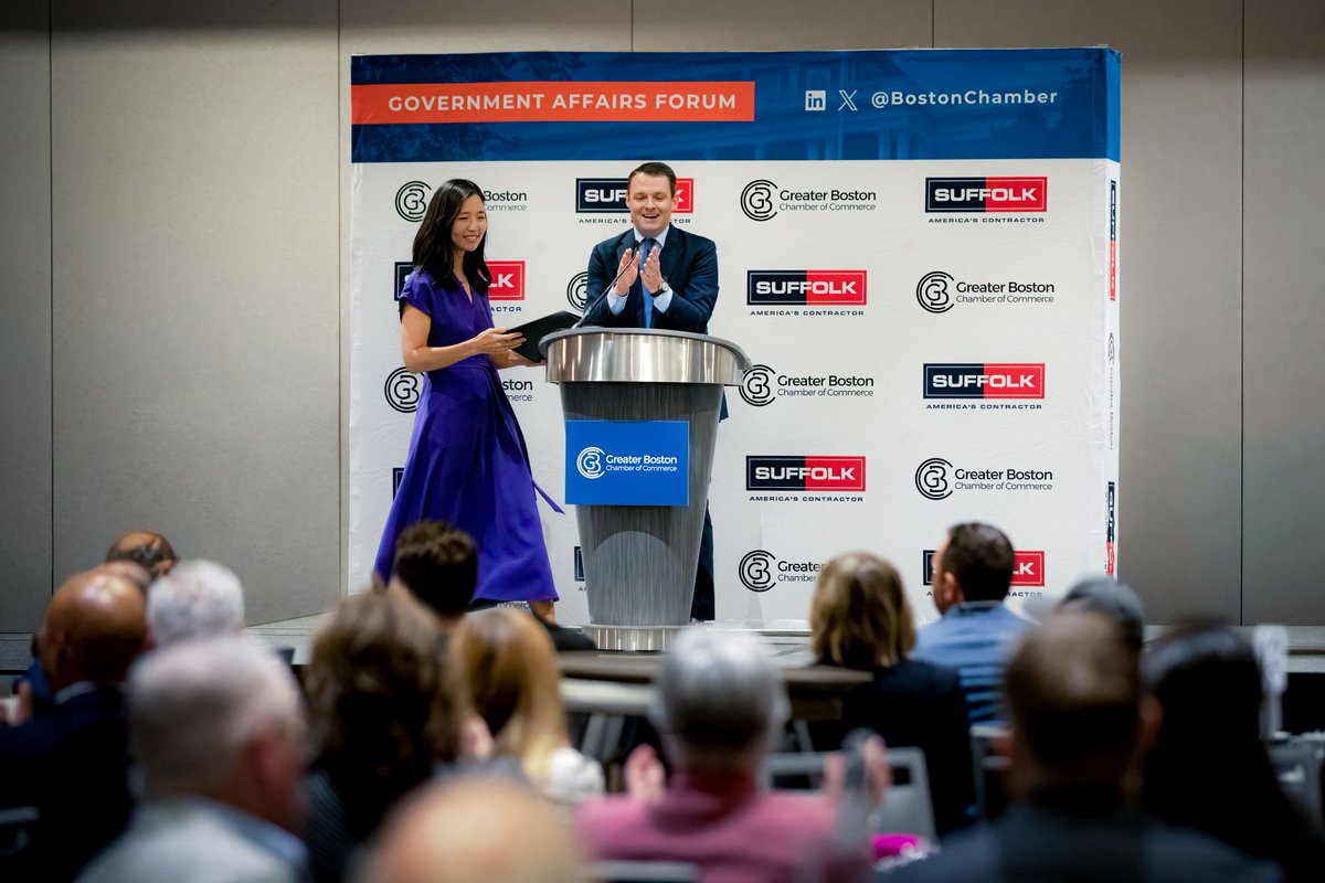 SuffolkBuilds's tweet photo. Suffolk Northeast was proud to sponsor the Greater Boston Chamber of Commerce Government Affairs Forum, bringing together business, civic and community leaders for meaningful dialogue on the issues shaping Greater Boston’s future. https://t.co/6k1j57Kuf7