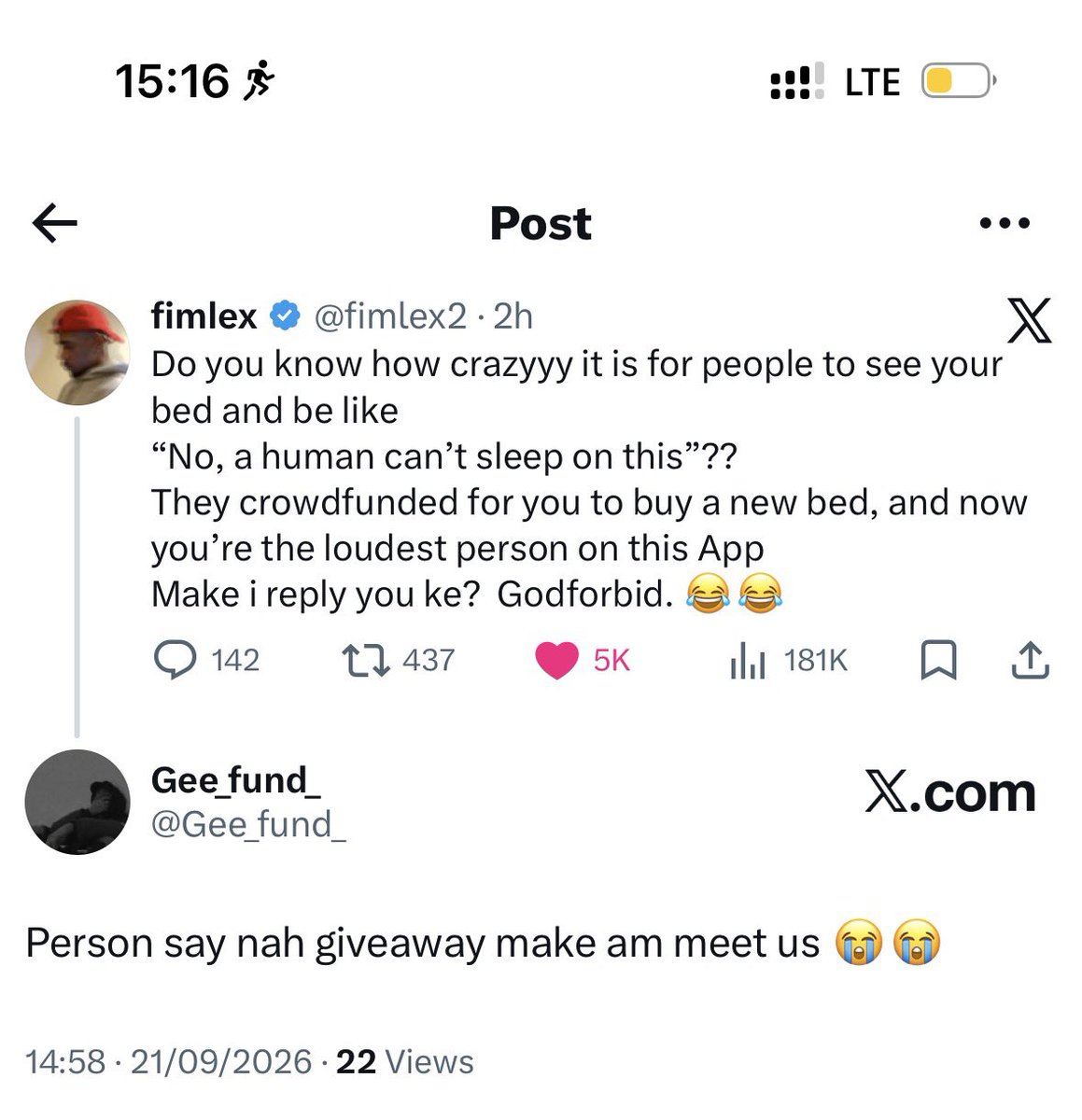 PenielThoy's tweet photo. people de talk o. 😭😭😭 https://t.co/6Y6sH8zBnT