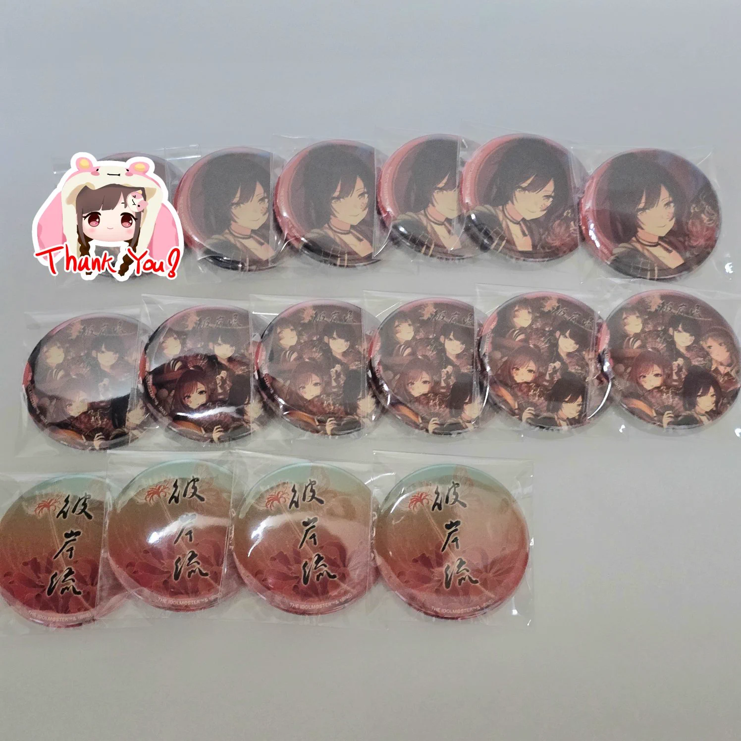 シャニマス シャニソン 彼岸流 咲耶 缶バッジ 缶バッチ がんばるかも on X: 