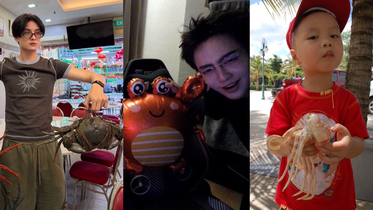 puppapxiion's tweet photo. ครอบครัวกินcrab https://t.co/rKG8Javq86