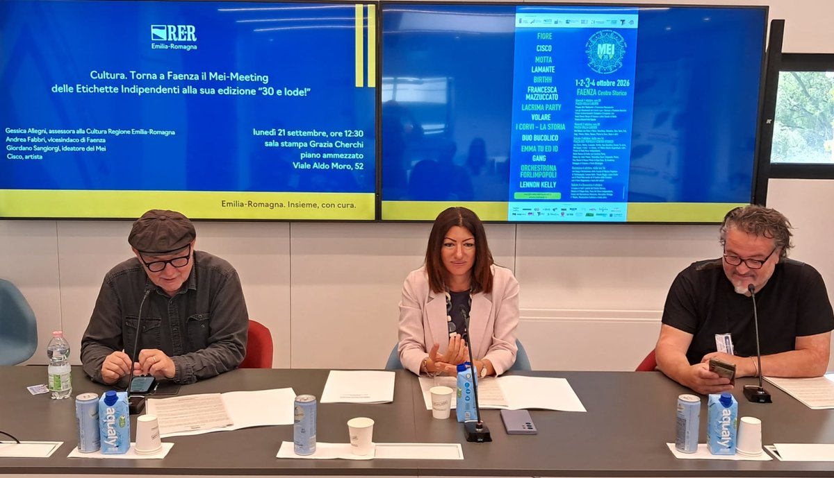 RegioneER's tweet photo. #Musica, a #Faenza torna il #MEI: concerti, premi, incontri, tra urban e rap, liscio, indie, folk rock e artisti della Gen Z. La #notizia 👉 https://t.co/3jrAvgLZXI https://t.co/spkxLvQqvU