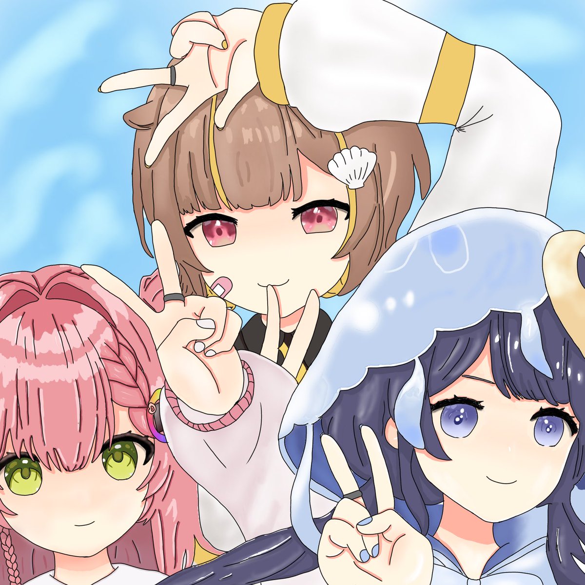 tepurenon's tweet photo. 初めてのデジタルFA描いてみた！！
超かぐや姫��NOVA!!
#らこあーと 
#ゆらぎあーと 
#にじぷかーと https://t.co/F4uzanFk7D