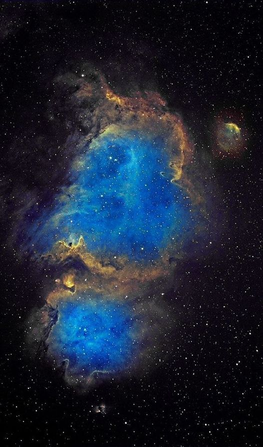 NightSkyToday's tweet photo. The Soul Nebula, 7,500 light-years away. https://t.co/TFvYktFexd