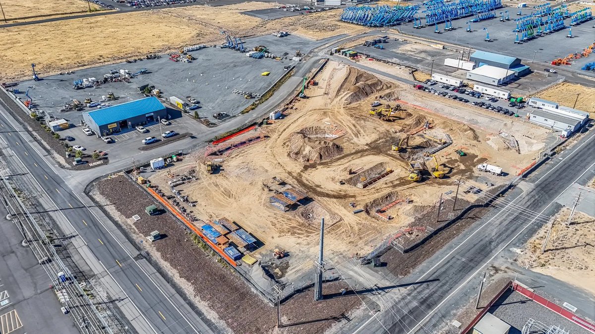 Alex_Pacifist's tweet photo. $KEEL the progress at Grant Node in Moses Lake. https://t.co/rqXiajN42T