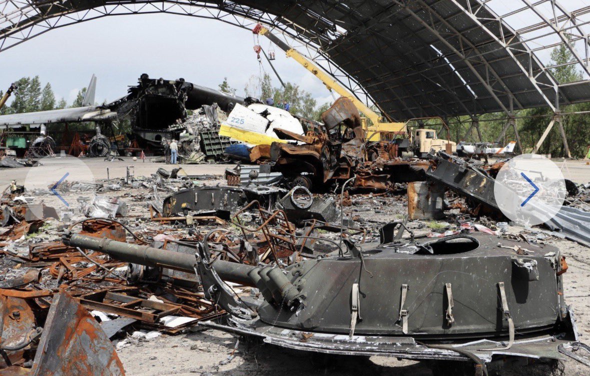 TheWoodDuck0's tweet photo. @GSummer9179434 @witamx @ClassicCodNjoyr Here’s Geolocated sources of the hundreds of Destroyed Russian vehicles in Hostomel airport, including over a dozen BMD-4M which are only operated by Russia and China. Russian vehicle losses within the hangers number over 150 destroyed vehicles. https://t.co/tZ4hMVhqyT https://t.co/5OmiqYxEFr