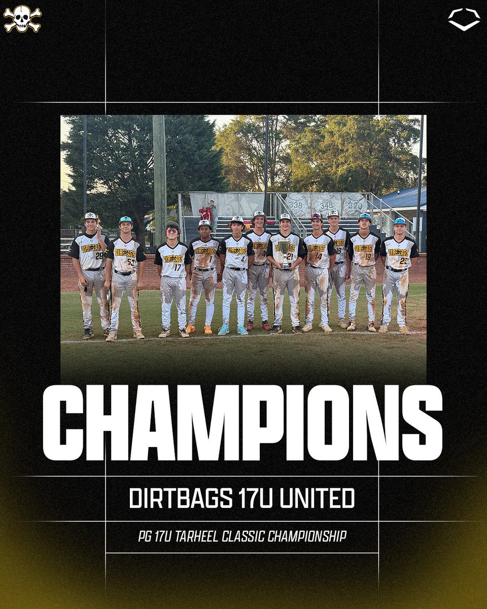 _thedirtbags's tweet photo. Dirtbags 17U United takes home PG Tarheel Classic Championship! https://t.co/SBkaSdUHWM
