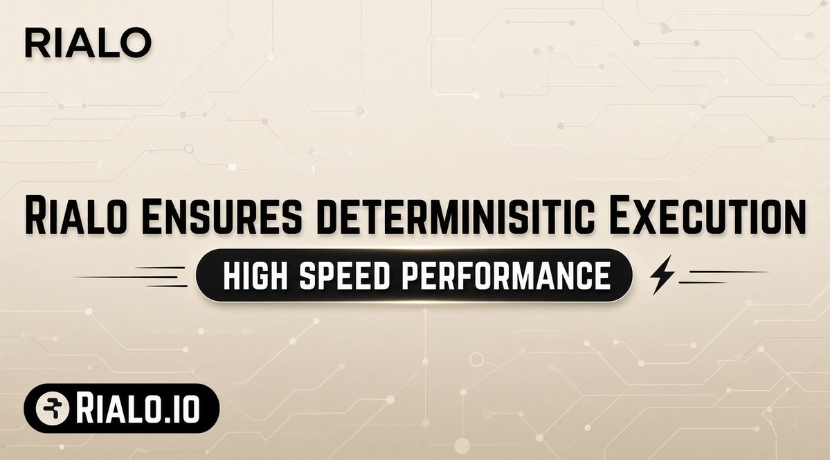 zeeharison's tweet photo. Speed and high performance mean nothing if validators disagree on the outcome.

In any decentralized network, trust depends entirely on every node reaching the exact same conclusion.

Deterministic execution is the non-negotiable anchor that makes this consensus possible. https://t.co/oYm6jdYIsi