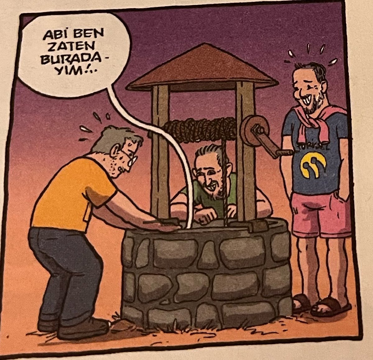 duraladam's tweet photo. Son zamanlarda gördüğüm en zekice bant karikatür. Uykusuz çizeri Cihan Kılıç’tan https://t.co/xgx0k1Ni8w