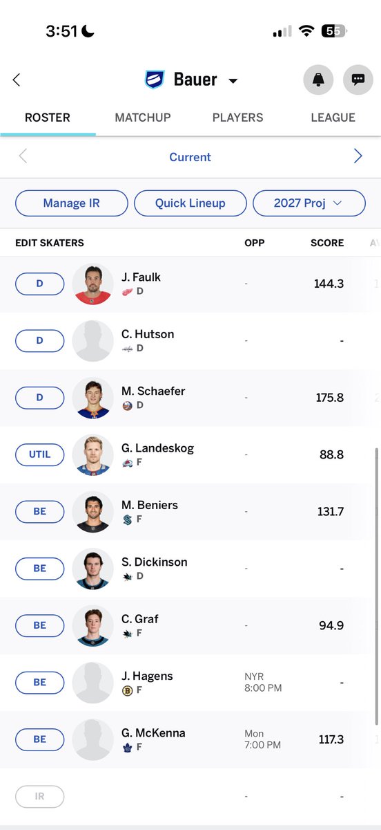 wshcore's tweet photo. rate my fantasy team?? https://t.co/qAlOuF63kL
