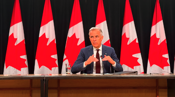 WesternStandard's tweet photo. Carney claims industrial carbon tax has ‘zero’ impact on grocery prices

https://t.co/jERJ63KtN8 https://t.co/JBkzG1TesD