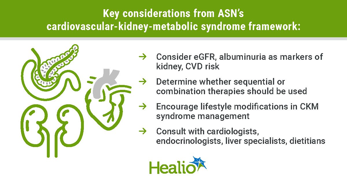 Nephronline's tweet photo. The American Society of Nephrology issued new kidney health guidance on cardiovascular-kidney-metabolic syndrome, highlighting the specific role of the kidneys in the disease’s treatment paradigm.

Learn about it @GoHealio 👇
https://t.co/beCnEdUCoJ https://t.co/G99RxHvU9j