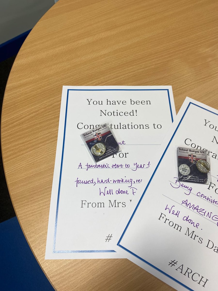 Cansfield1's tweet photo. 🏆🦁 Headteacher’s Award – Wall of Fame!🦁🏆
Congratulations to Demi and Charlie, the very first students to be added to our Headteacher’s Award Wall of Fame!🌟
What a fantastic way to start our Wall of Fame! 💙
#CansfieldLions #HeadteachersAward #ARCHValues https://t.co/5Yr2f57CyS