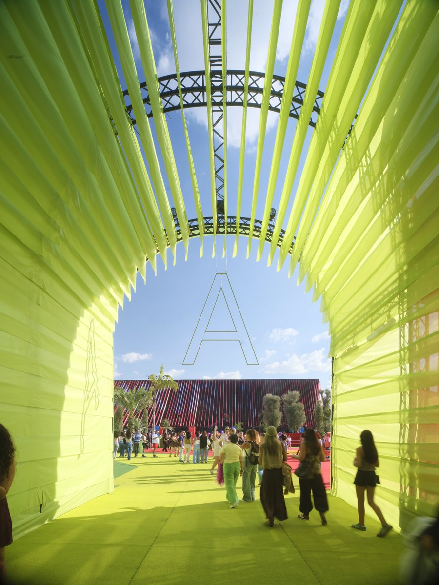 BIG_Architects's tweet photo. What a weekend in Madrid! 💃 Following the opening weekend of @shakira's residency, Macondo Park is now in full swing. More to come over the coming days and weeks!

📸 Adrià Goula Photo + @LiveNation 

#Shakira #MacondoPark #Madrid #FestivalArchitecture #BjarkeIngelsGroup https://t.co/TKMe975KmI