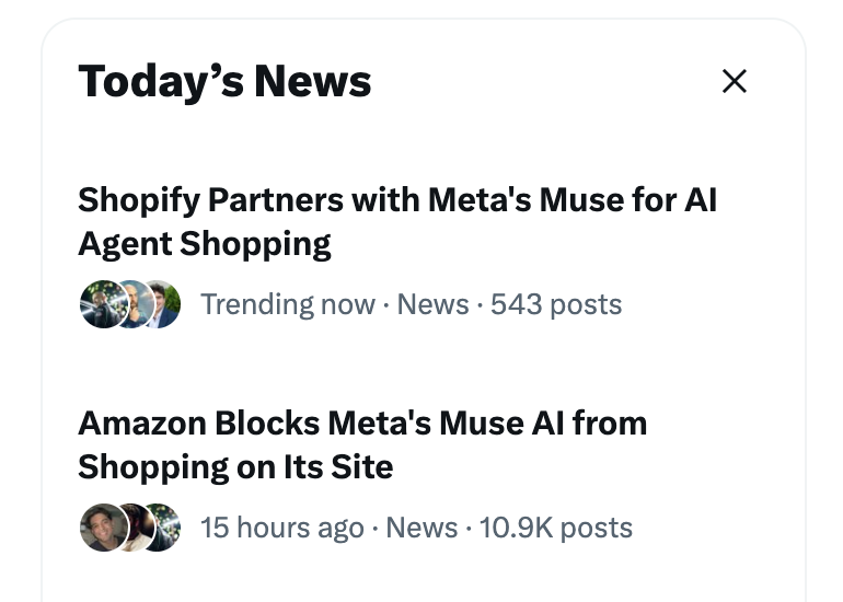anantjain's tweet photo. In today's news: Shopify: 1, Amazon: -1 https://t.co/ndLsBqZ8ON