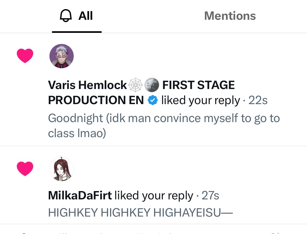 Magnolialyn06's tweet photo. When two GOATs like two of your messages simultaneously 😌👌

Oh yeah, it’s a good day https://t.co/jvKNZ5kTpq