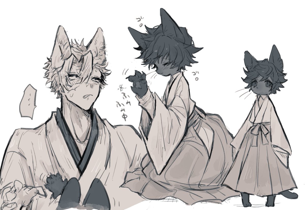 jcqaat's tweet photo. ケモ度自由　さねぎゆ有🐺🐈‍⬛ https://t.co/ycwJgPhYqA