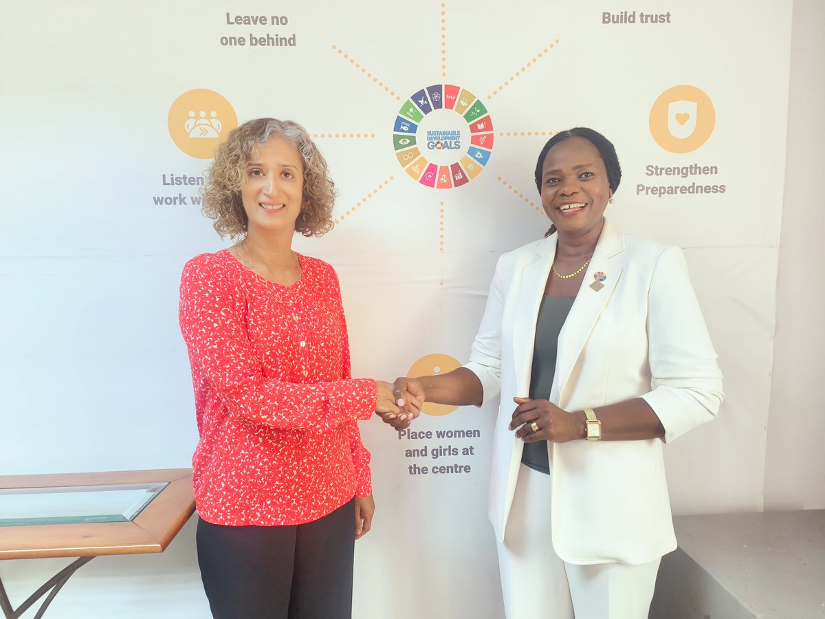 unwomenzw's tweet photo. Strengthening UN System- Wide Action for #AllWomenAndGirls in 🇿🇼 @UN_Women Regional Director for East &amp; Southern Africa @annamutavati met with @UNZimbabwe Resident and Humanitarian Coordinator to align on #GenderEquality priorities and enhance joint programming on Women's Rights. https://t.co/tpW1Csg2Ck