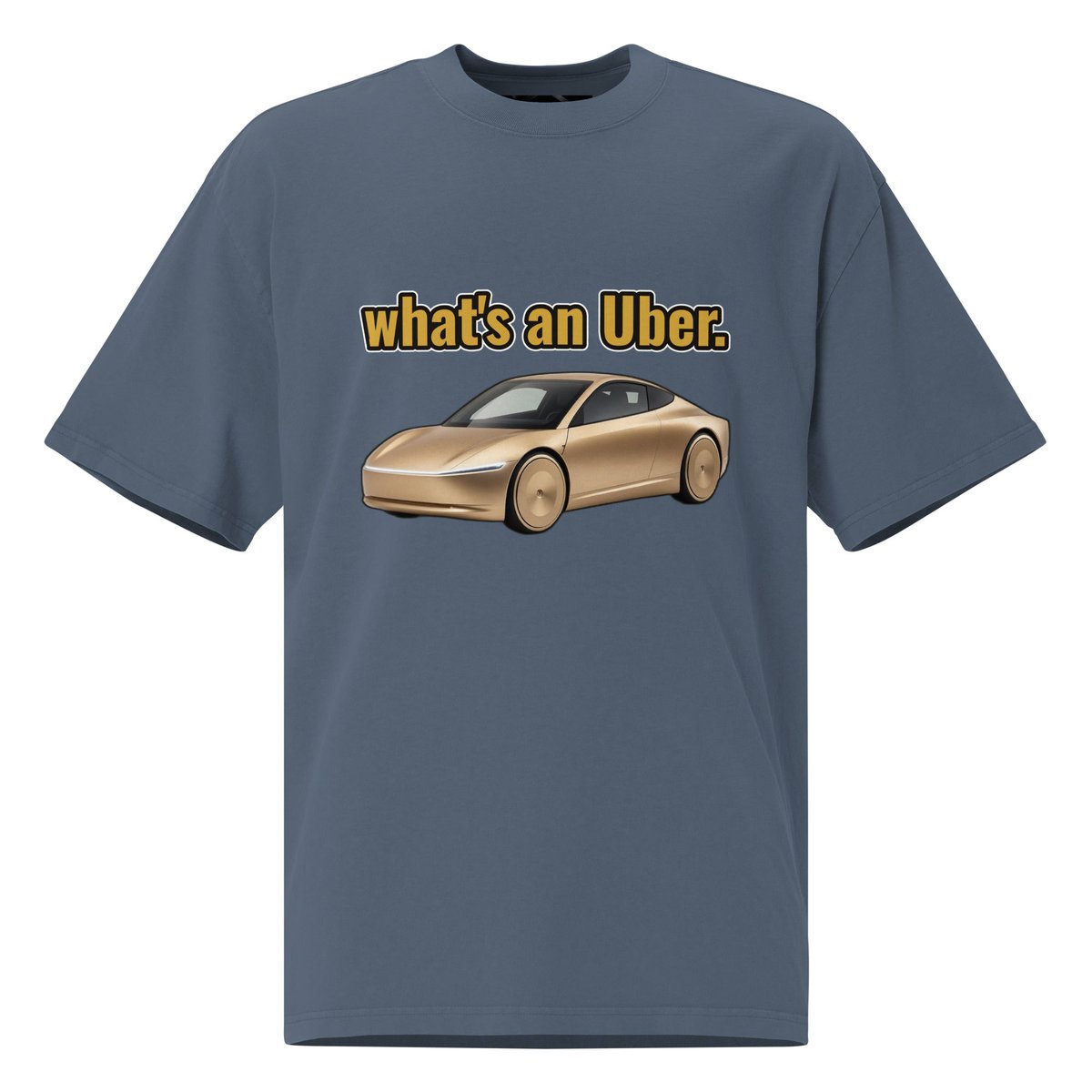 cybertruckone's tweet photo. What's an Uber?
This oversized faded tee. Soft fade, roomy fit — Signal Strong.
$37.30 → https://t.co/uURpdB2Xgv
@Jones1 https://t.co/y4E4nP4PEs