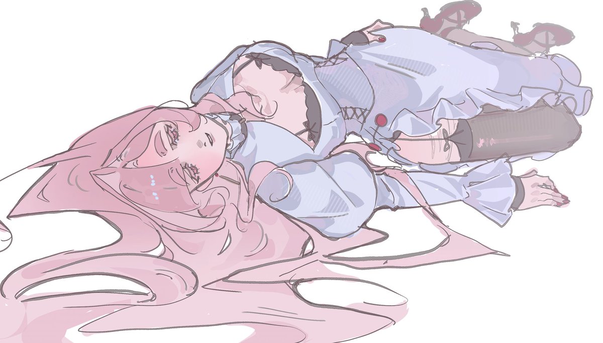 kirifujinozomi's tweet photo. ive been really into putting odile in various poses on a white background these days i guess https://t.co/KUBNg6nYCa