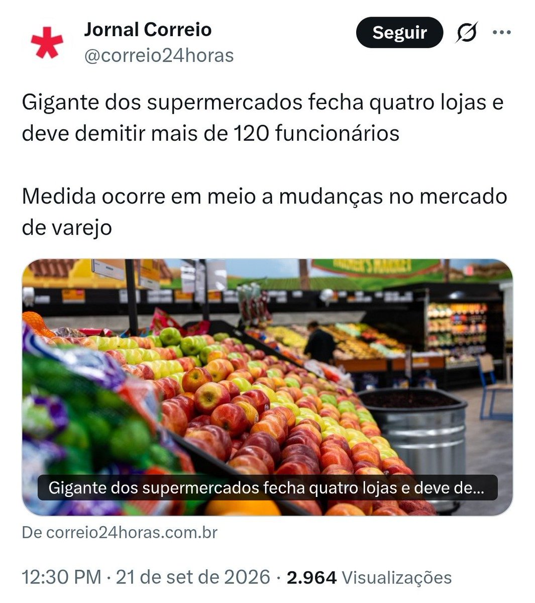 fsmcruz's tweet photo. Eis um clássico exemplo da criação do sentimento de mal-estar.
Dissemina-se uma série de notícias para que o leitor  fique cada vez mais achando que nada presta, que tudo tá ruim.
Ao ver esta manchete, e a manchete é o que fixa, pensamos que foi na Bahia ou no Brasil.
Foi no EUA. https://t.co/KQb8RoIrdi