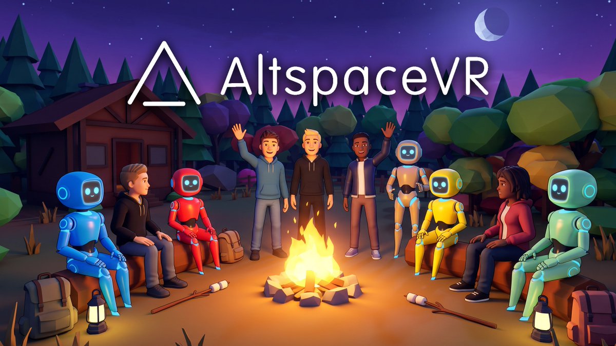 SideQuestVR's tweet photo. We're bringing Altspace back! Building in VR is going to be easier than ever in only 4 weeks!

Come chat with us! https://t.co/t8L942oPRd https://t.co/VmPBpojLLf