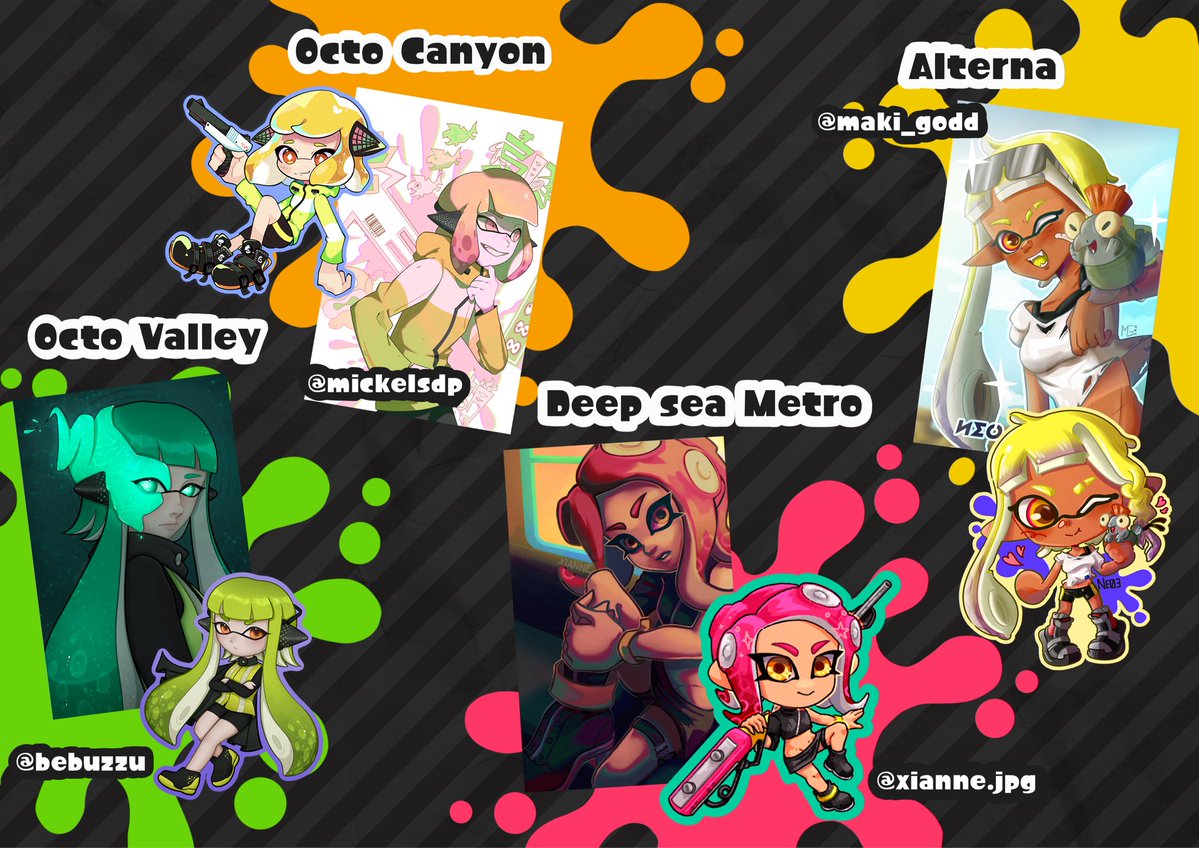 xianne_jpg's tweet photo. 🦑  SPLATOON STAMP RALLY  🐙

Los agentes de Splatoon tienen una nueva misión! Acompáñalos en su recorrido por los diferentes stands, consigue todos los sellos y descubre el premio que te espera al completarla!!

Participantes abajo ↓

#splatoon #japanweekend #stamprally #jwarte https://t.co/8nN3241AyP