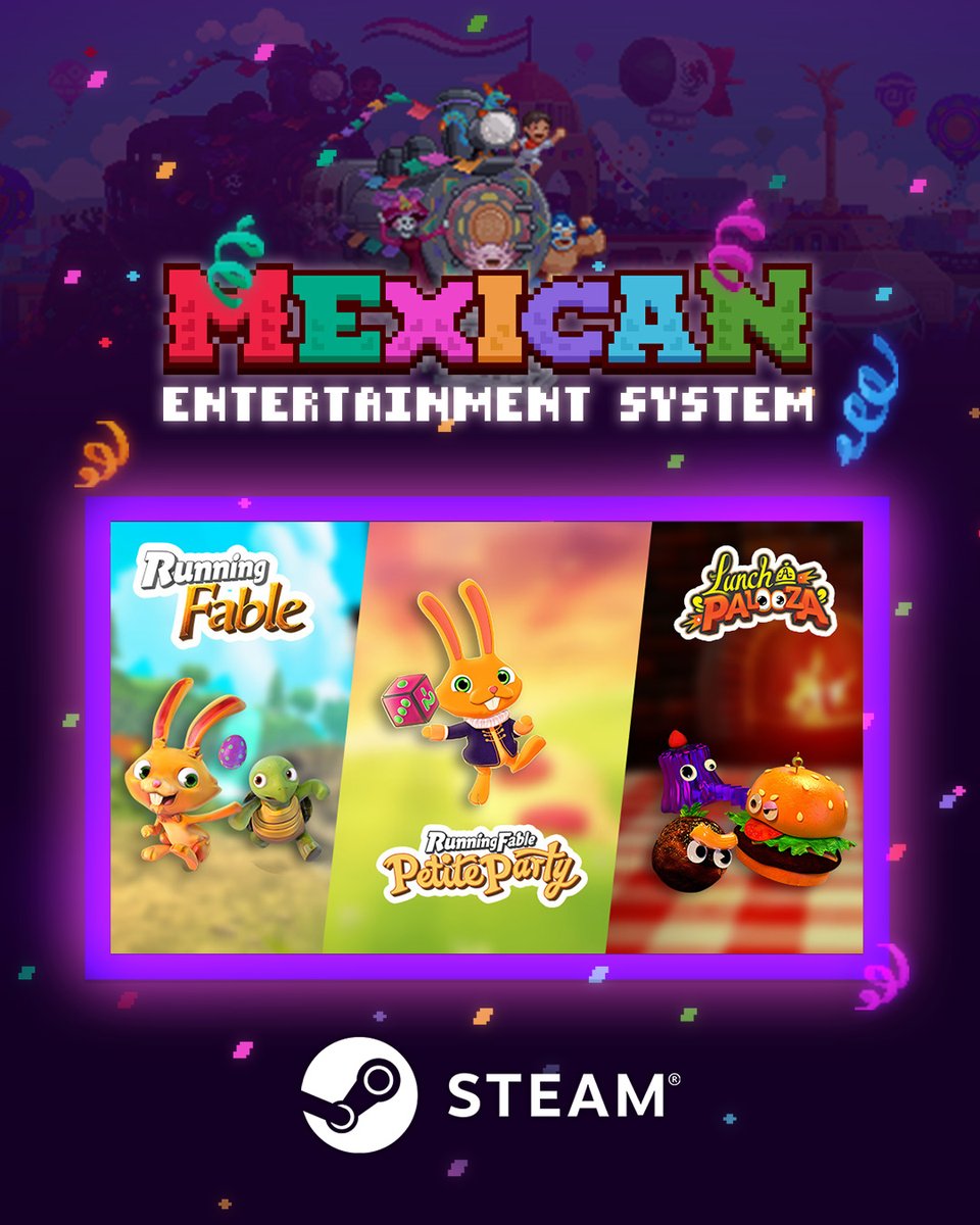 Seashell_Studio's tweet photo. 🇲🇽¡Llegó el Mexican Entertainment System!🔥

En este Mes Patrio, nos enorgullece formar parte de este evento que celebra el talento mexicano en los videojuegos.🎮

¡Nuestros títulos también están presentes! Running Fable, Mostroscopy y más juegos mexicanos te esperan.

¡Ajúa!🇲🇽🔥 https://t.co/9Q54U2L3q7